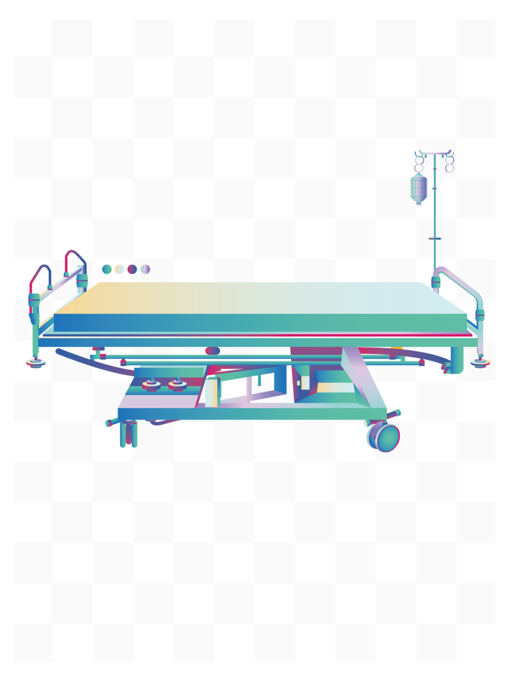 微立體醫(yī)療床 藍(lán)綠色科技引領(lǐng)醫(yī)療床革新
